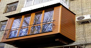 Внешняя отделка балкона Великий Новгород цена от 1052 руб. м/2.